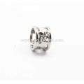 Fashion Silver Hollow Out Stainless Steel Men's Ring